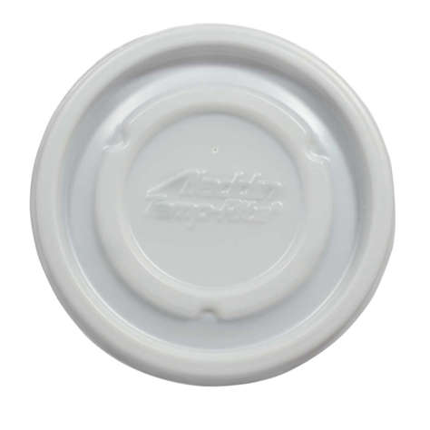 Picture of Aladdin Plastic Lids  Translucent  Polystyrene  for 8 Ounce Bowls  1 Ea  1000/Case