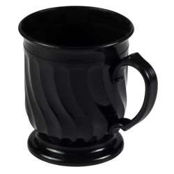 Picture of Dinex Turnbury 8 Ounce Mugs  Onyx  1 Ct Each  48/Case