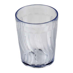 Picture of Dinex Swirl 6 Ounce Tumblers  Clear  36 Ct Package  2/Case