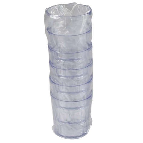 Picture of Dinex Swirl 9 Ounce Tumblers  Clear  36 Ct Package  2/Case