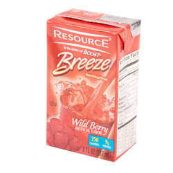 Picture of Boost Breeze Wild Berry Drink Supplement  Clear Liquid  Ready-to-Use  8 Fl Oz Each  27/Case
