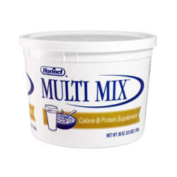 Picture of Hormel Health Labs MultiMix Protein & Calorie Mix Supplement, 3.5 Lb Tub, 1/Case