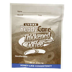 Picture of Lyons Readycare Decaffeinated Coffee Honey Thickened Beverage Mix  12 Gm  75/Case