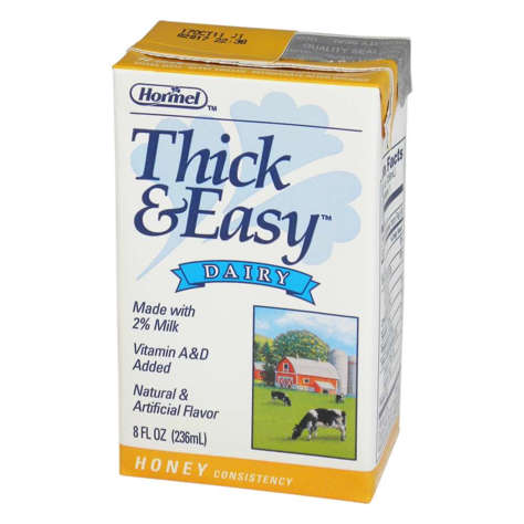Picture of HHL Thick & Easy Dairy Drink Honey Thickened Beverage  8 Fl Oz Carton  27/Case