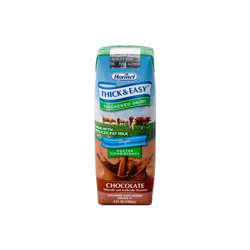 Picture of HHL Thick & Easy Chocolate Dairy Drink Nectar Thickened Beverage  8 Fl Oz Carton  27/Case