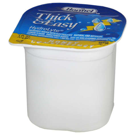 Picture of HHL Thick & Easy Hydrolyte Water Honey Thickened Beverage  with Lemon  Cup  4 Fl Oz Each  24/Case