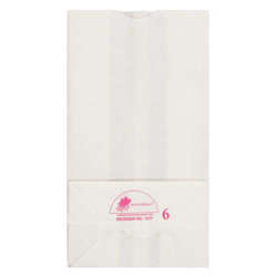 Picture of Brown Paper Goods 11 x 3.75 x 6 Inch Double-Wax Paper Bakery Bags  White  1000/Case