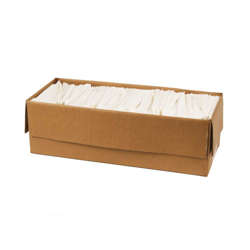 Picture of Brown Paper Goods 6 x 6 Inch Dry-Wax Paper Sandwich Bags  White  2000 Ct Box  4/Case