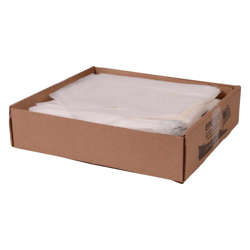 Picture of Command Packaging 13 x 13 x 3 Inch Plastic Divided Cup Carrier Bags  Clear  500 Ea  1/Case