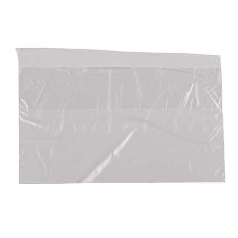 Picture of Foodhandler 4.5 x 8.5 Inch Plastic Submarine Sandwich Saddle Pack Bags  Clear  1 Ea  2000/Case