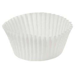 Picture of Reynolds 2.25 x 1.37 Inch Paper Baking Cups, White, Fluted, for Muffins & Cupcakes, 500 Ct Package, 20/Case