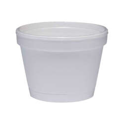 Picture of Dart 4 Ounce Foam Containers, White, Polystyrene, 50 Ct Package, 20/Case