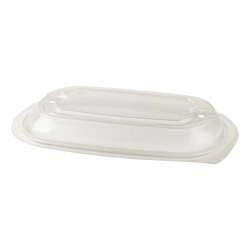 Picture of Anchor Packaging Microraves Vented Plastic Dome Lids  Clear  63 Ct Bag  4/Case
