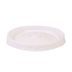 Picture of Pactiv Plastic Lids  Clear  Polystyrene  for 8 to 16 Ounce Containers  50 Ct Bag  20/Case