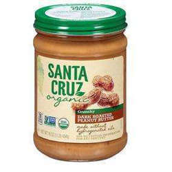 Picture of Santa Cruz Organic Dark Roasted Crunchy Peanut Butter (16 oz.)