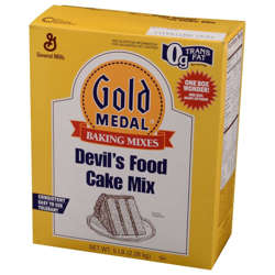 Picture of Gold Medal Devil's Food Cake Mix  No Trans Fat  5 Lb Box  6/Case