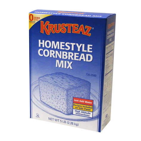 Picture of Krusteaz Homestyle Cornbread Mix  No Trans Fat  5 Lb Box  6/Case