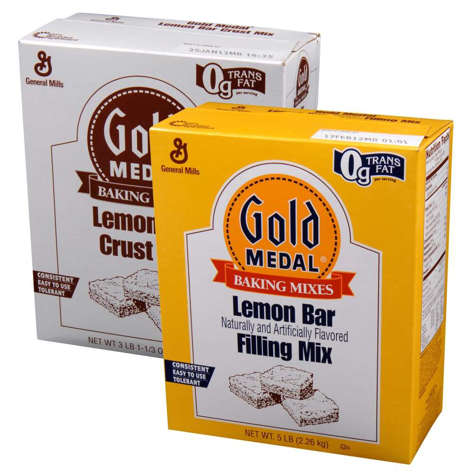 Picture of Gold Medal Lemon Bar Crust & Filling Kit Mix  No Trans Fat  2 Pc  3/Case