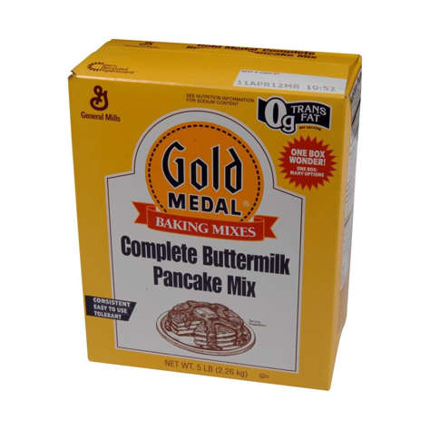 Picture of Gold Medal Complete Buttermilk Pancake Mix  No Trans Fat  5 Lb Box  6/Case