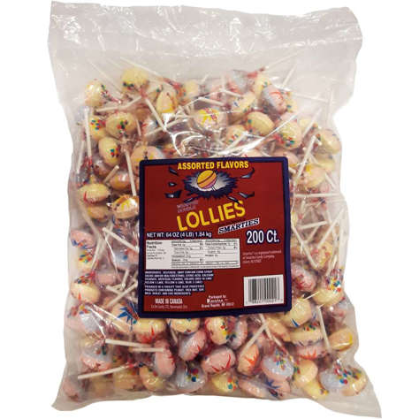 Picture of Smarties Double Lollies Candy, 64 Oz Bag, 6/Case