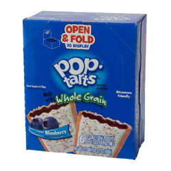 Picture of Kellogg's Pop-Tart Blueberry Pastry  Whole grain  Individually Wrapped  2 Ct Each  72/Case