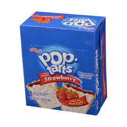 Picture of Kellogg's Pop-Tart Frosted Strawberry Pastry  2 Individually Wrapped  6 Pk  12/Case