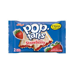 Picture of Kellogg's Pop-Tart Frosted Strawberry Pastry  2 Individually Wrapped  6 Pk  12/Case
