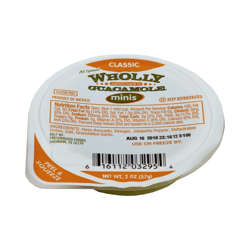 Picture of Wholly Guacamole Classic Guacamole  Single Serve Cups  Fresh  2 Oz Each  48/Case