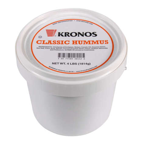 Picture of Kronos Fresh Classic Hummus  4 Lb Tub  2/Case
