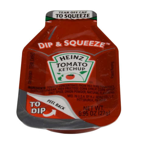 Picture of Heinz Ketchup  Dip & Squeeze Packets  27 Gm  500/Case