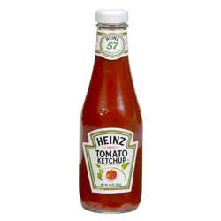 Picture of Heinz Ketchup  Glass Bottles  14 Oz Bottle  24/Case