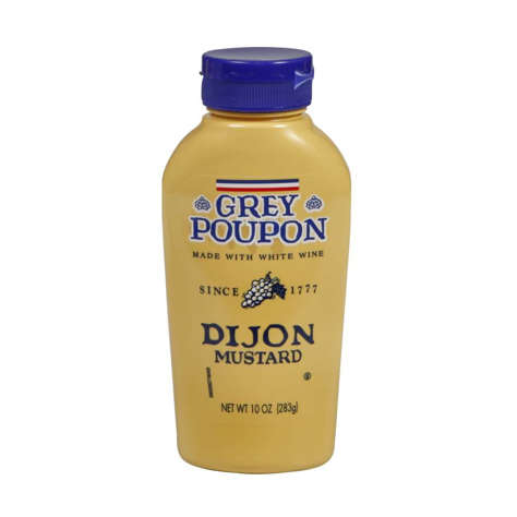 Picture of Grey Poupon Dijon Mustard  Squeeze Bottles  10 Oz Bottle  12/Case