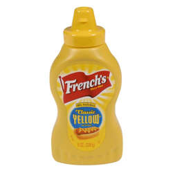 Picture of Heinz Yellow Mustard, Squeeze Bottles, 9 Oz Bottle, 16/Case