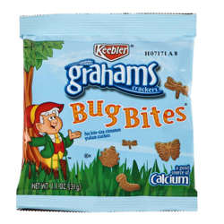 Picture of Keebler Bug Bites Cinnamon Graham Crackers  Individual Packets  1.1 Oz Bag  210/Case