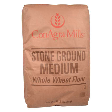 Picture of ConAgra Stone-Ground Whole Wheat Flour  50 Lb Bag  1/Bag