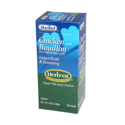 Picture of Herb-Ox Chicken Bouillon, Shelf-Stable, Packet, 50 Ct Box, 6/Case