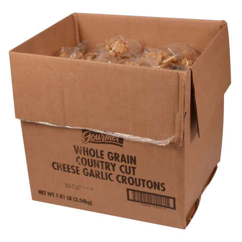 Picture of Fresh Gourmet Country Cut Cheese & Garlic Croutons  Whole Grain  0.5 Oz Bag  250/Case