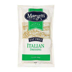 Picture of Marzetti Fat Free Italian Dressing  Individual Packet  1.5 Oz Each  60/Case