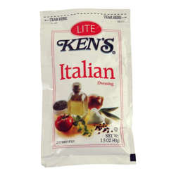 Picture of Ken's Foods Inc. Lite Italian Dressing  Packets  1.5 Oz Portion  60/Case