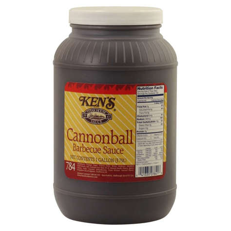 Picture of Ken's Foods Inc. Cannonball Barbecue Sauce  1 Gal  4/Case