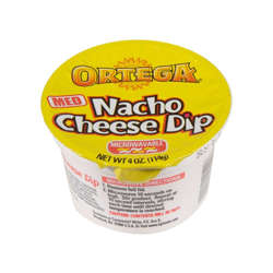 Picture of Ortega Medium Nacho Cheese Sauce  Dipping Cup  4 Ounce  12 Ct Box  6/Case