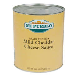 Picture of Mi Pueblo Mild Cheddar Cheese Sauce, #10, 10 Can Sz Can, 6/Case