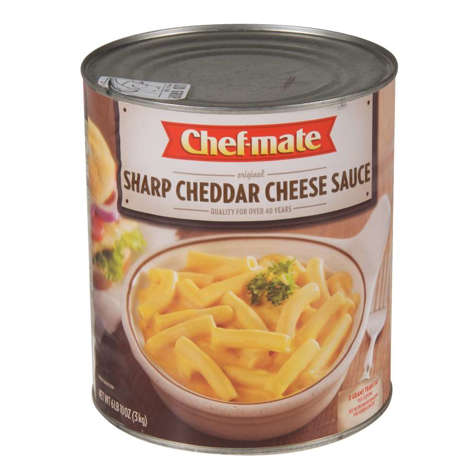 Picture of Chef-mate Sharp Cheddar Cheese Sauce  #10  10 Can Sz Can  6/Case