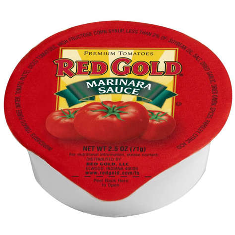 Picture of Red Gold Marinara Sauce  with Spices  Ready-to-Use  Dip Cups  2.5 Oz Each  84/Case