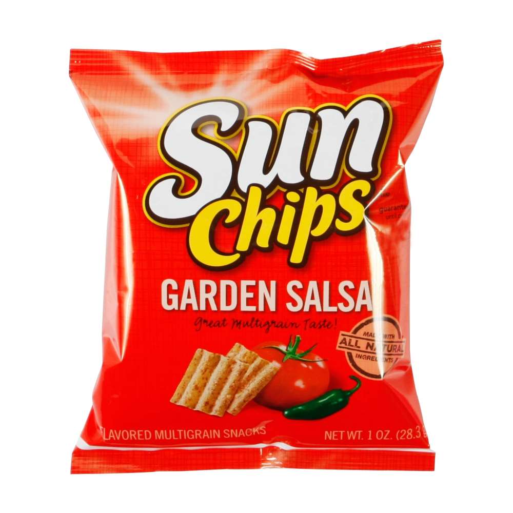 Sun Chips Low-Sodium Whole Grain Garden Salsa Chips Single-Serve 1 Oz