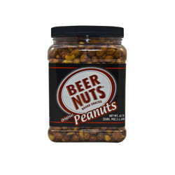 Picture of Beer Nuts Salted Peanuts  41 Oz Jar  12/Case