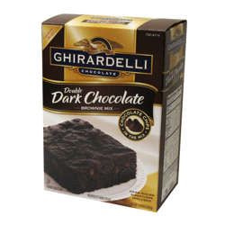 Picture of Ghirardelli Double Dark Chocolate Chip Brownie Mix  7.5 Lb Package  4/Case