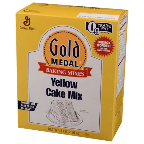 Picture of Gold Medal Yellow Cake Mix  No Trans Fat  5 Lb Box  6/Case