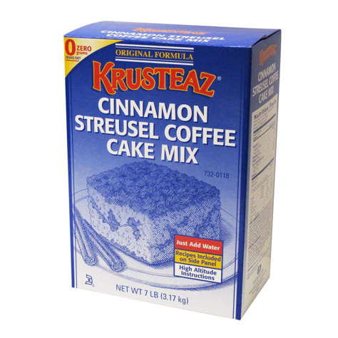 Picture of Krusteaz Cinnamon Streusel Coffee Cake Mix  7 Lb Box  6/Case