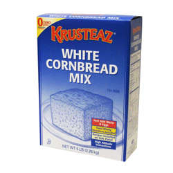 Picture of Krusteaz White Cornbread Mix  No Trans Fat  5 Lb Box  6/Case